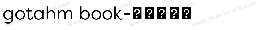 gotahm book字体转换